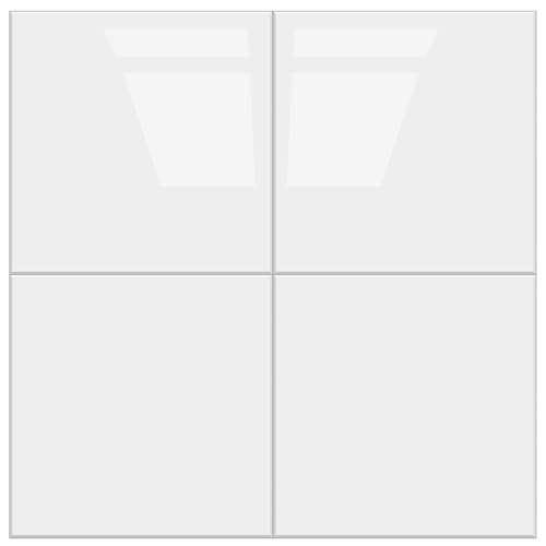 WalDecoo Azulejos de pared para cocina, azulejos autoadhesivos de mármol de grosor para despegar y pegar, diseño cuadrado con aspecto de mármol, calcomanías de azulejos autoadhesivos de 9 x 9