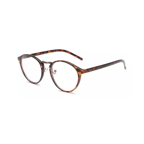 La Mejor Recopilación de Lentes Oftalmicos de Moda comprados en linea. 42 Lentes Ópticos Vintage Hipster para Graduar en Armazón Ultraligero de Vinil/Metal | Forma Redonda, Incluye Microfibra de Limpieza | Gradúa según tus Necesidades Color Leopardo