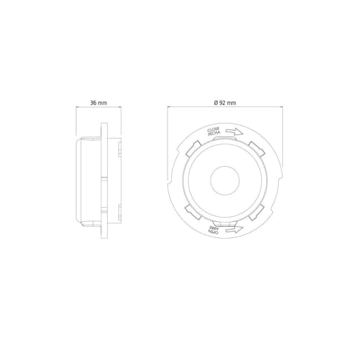 Tampa do carretel, para aparador de grama - Cor Preto - Tramontina