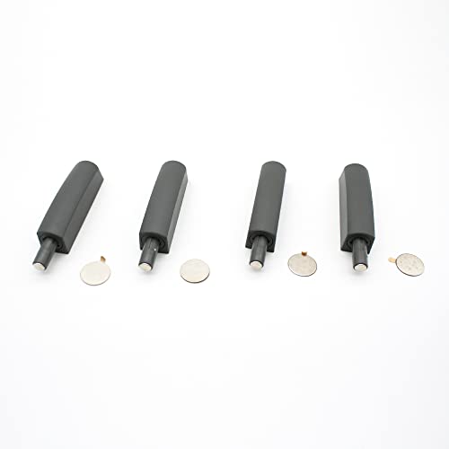 DOJA Barcelona Push to Open Door Opener, Pack of 4, Anthracite - Image 3
