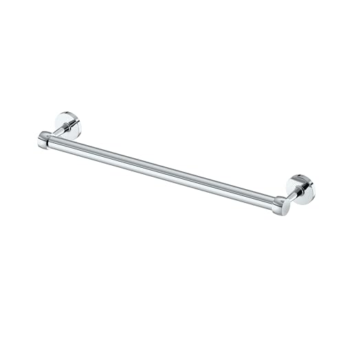 Image of Gatco 5211 Gibson Towel Bar, Wall Mounted Bathroom Towel Holder Rack, Modern Chrome Bath Hardware for Towels & Washcloths