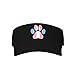 Transgender Pride Paw Visor Hat for Men Women Fashion Adjustable Sunscreen Visor Cap, for Sport Golf