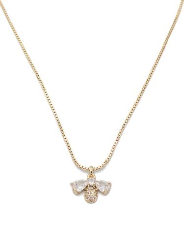 Collier délicat en or et cristal pour offrir à Noël - 3