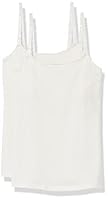 Amazon Essentials Damen Umstands-Camisole Stillfreundlich, 2er-Pack, Weiß, Medium