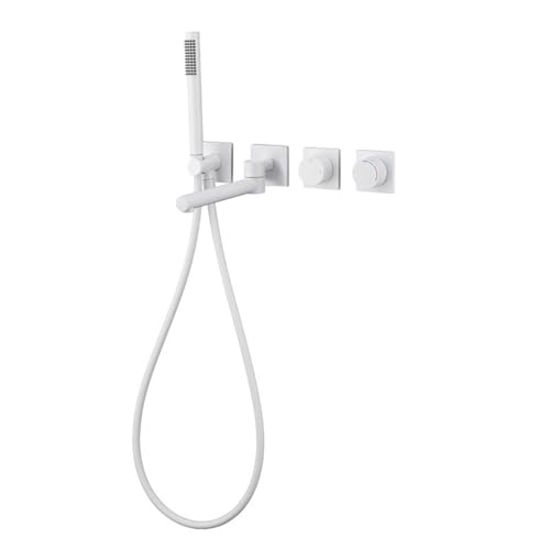 Mitigeur de bain-douche chromé pour remplacer un robinet fuyant