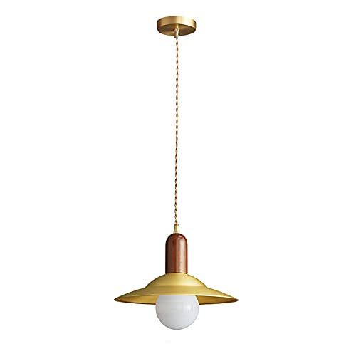 Mini plafonnier en laiton éclairage intérieur réglable avec suspension E27 1 lumière