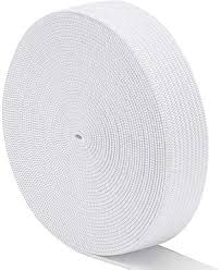 YOOKO 1/2 inch Elastic White 12 Meters