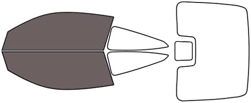 Rvinyl Kit de tinte de ventana compatible con Honda Civic 2016-2021 (Coupe) - Kit de precorte delantero - 35%