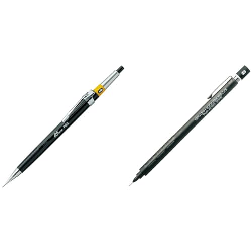 【セット買い】ぺんてる シャープペン グラフペンシル 0.5mm PG5-AD + ぺんてる シャープペン グラフ1000 フォープロ PG1005 0.5mm