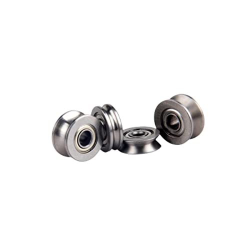 Rail de guidage de fil avec roulement miniature V624ZZ 4x14x5mm à rainure en V