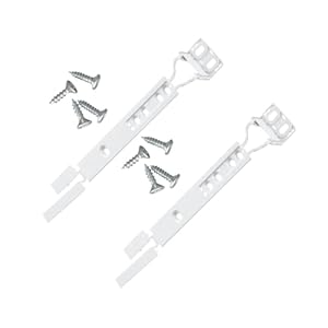 2X Fridge & Freezer Door Mounting Bracket Fixing Slide Kit – Compatible With Aeg ARC/ARCTIS/ETIS Series – 4055372405 & 2230349017 & 2230349041 & 4055372405 & 50217888002 & 50225931000