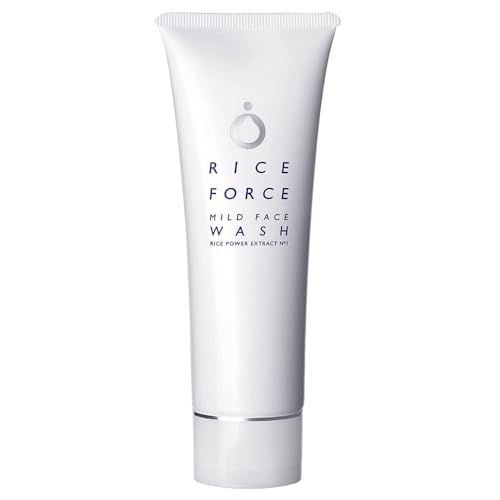 【洗顔料】ライスフォース 公式 マイルドフェイスウォッシュ (120g / 無香料) 洗顔 保湿 (ライスパワーNo.1) アミノ酸 弱酸性 敏感肌 乾燥肌 (RICEFORCE)