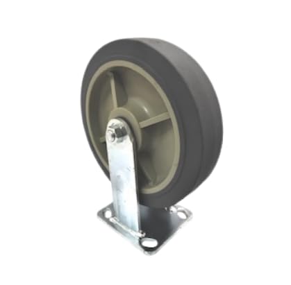 8 inch x 2 inch Heavy Duty Rigid W/Polyurethane Caster Wheel with Roller Bearing and 1000 lb Load Capacity