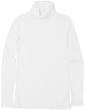 J.Crew Mercantile Women's Long Sleeve Tissue Turtleneck T-Shirt, White