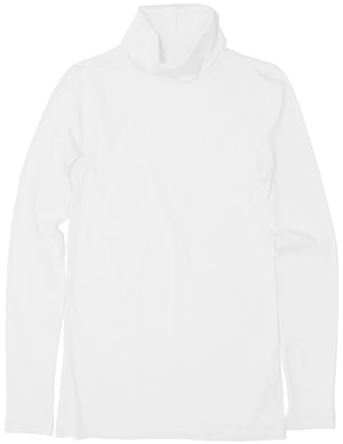 J.Crew Mercantile Women's Long Sleeve Tissue Turtleneck T-Shirt, White