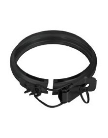 Bride de sécurité Noir Mat ø 80 Cover