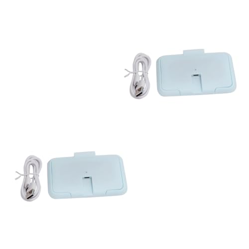 Chauffe-lingettes portable USB 2 pièces parfait pour le confort de bébé en voyage