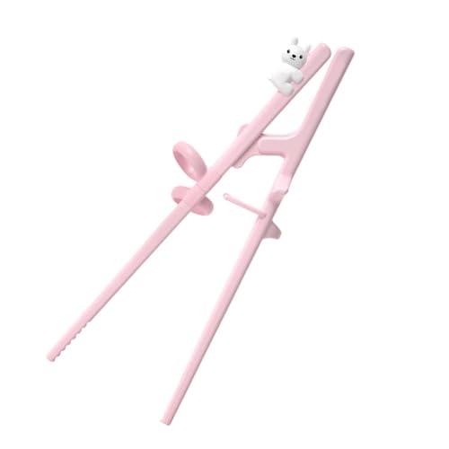 Palillos Entrenamiento Infantil, Utensilio Animal Reutilizable, herramienta con textura compacta, accesorio con panel , 7,87x2,05 pulgadas Cocina Hogar, aprendizaje comedor para escuela