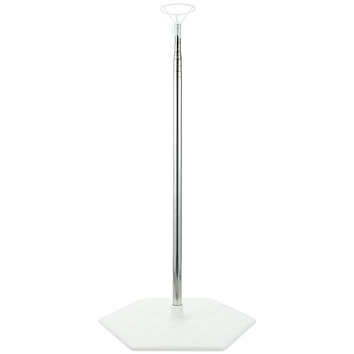 ibasenice 1pcs Balloon Stand Kit Telescopic Metal Rod and Base for Easy Assembly for Wedding Birthday Shower and Party Decorations Balloon Holder