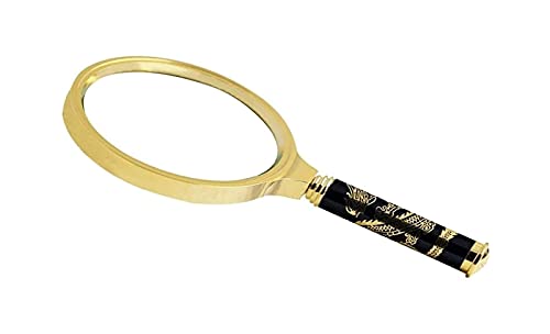 Loupe de poche 30X en cuivre cadeau idéal de lecture pour grands-parents