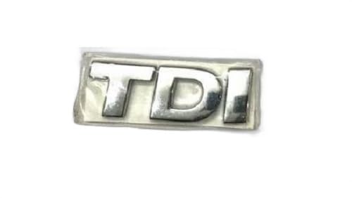 Image of Car Name Emblem Monogram Logo Sign Badge Decals Sticker Chrome Plastic for (TDI)