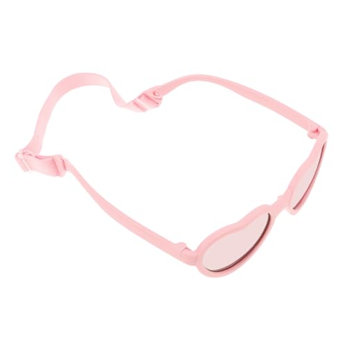 Shaped Polarized Sunglasses with Strap for Newborns Months UV Comfortable Fit Cute Sunglasses for Outdoor Fun