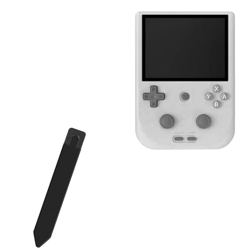 BoxWave Stylus Pouch Compatible with Anbernic RG405V - Stylus PortaPouch, Stylus Holder Carrier Portable Self-Adhesive - Jet Black