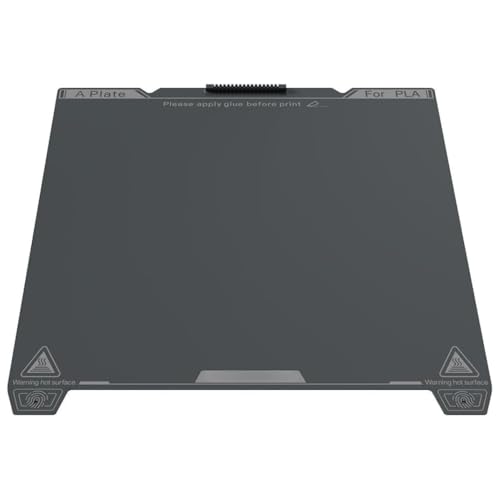 3IDEA CR K1C Smooth PEI Build Plate Without Soft Magnetic Sticker, 3D Printer Smooth PEI Print Bed Platform for K1C, K1, Ender3 V3/KE/SE, Ender 3 S1/Pro, Ender 5 S1 3D Printer 235 * 235mm