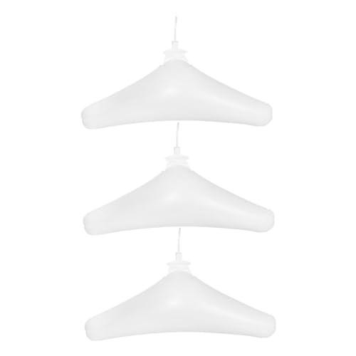 Alipis 3Pcs Inflatable Portable Travel Hangers Foldable Clothes Rack for Drying Preventing Wrinkles Lightweight Hanger Holder for Home Outdoor Use for Space Saving
