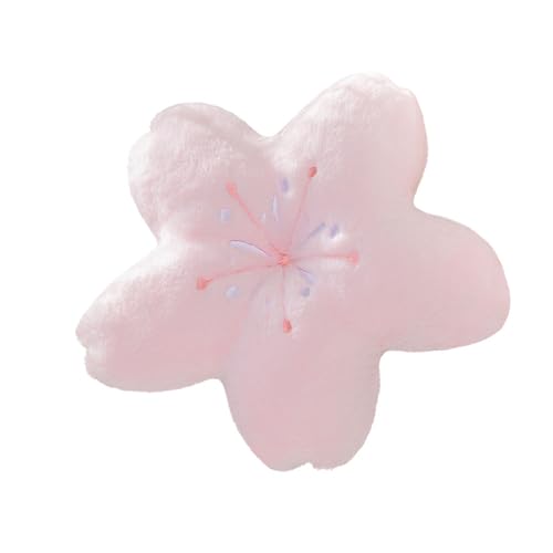 AMISENK Adorable almohada con forma de flor, cojín de felpa de alta calidad para dormitorio, sala de estar, decoración del hogar, almohada tipo flor para cama