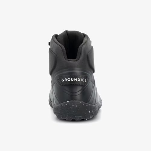 Image of GROUNDIES All Terrain High 2.0 Men's Barefoot Boots - Durable, Waterproof Hiking Footwear for Outdoor Adventures and Urban Style