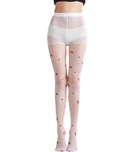 Image of Sahabowi Women Tights, Sheer High Waist Pantyhose, Vintage Control Top Stockings, Siwa9