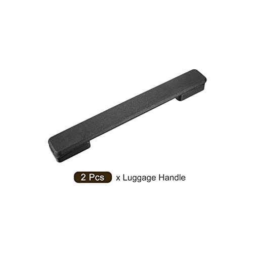 Image of METALLIXITY Luggage Handle Replacement (202mm /7.95 inch) 2Pcs, Plastic Spare Strap Handle Grip - for Home Box Case Suitcase, Black