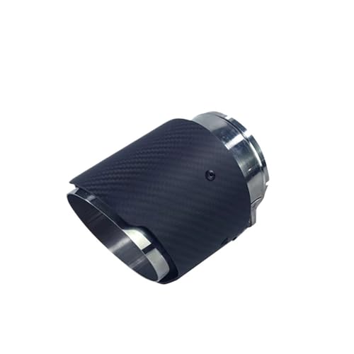 マツダ用 CX-5用 Cx-4用 Cx-3用 アクセラ用 アテンザ用 エキゾーストパイプ カーボンファイバーテールチップ 車のテール排気管(Silver)