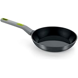 Sartenes Ceramica Cecotec BRA LIFE - Sartén 22 cm fundición aluminio 100% reciclado, antiadherente cerámico reforzado sin PFOA, sin PTFE, apta para todo tipo de cocinas e inducción