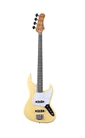 Classic Jazz Bass Design - Lightweight and durable poplar body, inspired by the legendary JB style for comfort and balanced tone. Maple bolt-on neck with 21-fret laurel fingerboard and "Low C" profile, perfect for smooth and effortless gaming session...
