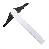 Alumicolor 36-inch Professional Aluminum T-Square for Art Framing & Drafting, Silver