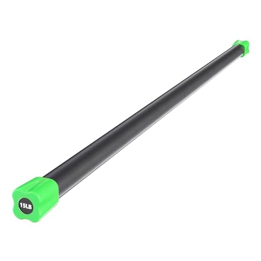 Everyday Essentials Total Body Workout Weighted Bar Weighted Workout Bar Weighted Exercise Bar, Multiple,48"