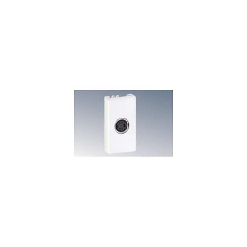 Plaque K45 connecteur S-Video femelle connexion par vis stable