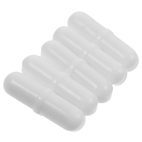 YOSADIER 5 piezas Barra Agitadora Magnética de Ptfe para Laboratorio Mezclador Magnético Resistente Solventes Varillas de Agitación de Rendimiento para Experimentos Reutilizable