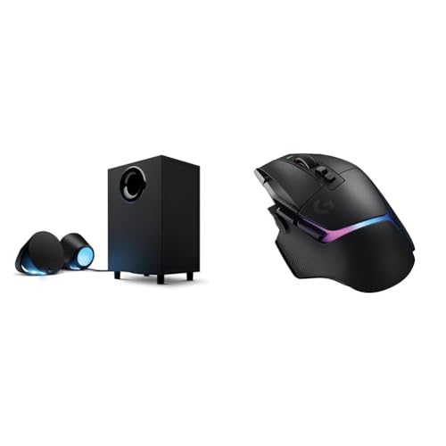 Logitech G560 PC Gaming Speaker System + G502 X Plus Lightspeed Wireless Optical Gaming Mouse Bundle: - Black - image 1