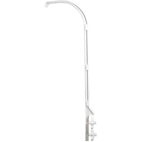 HLEEDUO DIY 37 inch Baby Crib Mobile Bed Bell Holder Music Box Holder Arm Bracket Baby Bed Stent Set Nut Screw Cover