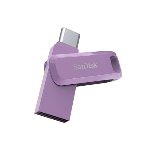 Image of SanDisk Ultra Dual Drive Go USB Type- C, Lavender, India, 400MB /s 128GB, Mobile Pendrive