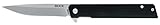 Buck Knives 256 Decatur Folding Ball Bearing Flipper Liner Lock Pocket Knife (Black)
