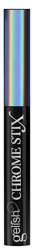 Gelish Chrome Stix, Chrome Nail Powder, Nail Art for Stunning Metallic Finish, Long-Lasting, Easy Application, Perfect for Professional and At-Home Use (Silver Holographic, 0.5g)