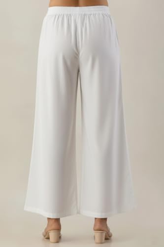 Image of Moirai Super Soft Viscose Rayon Palazzo Pants for Women Relaxed & Regular Fit Solid Palazzo for Women & Girls Casual Ethnic Wear