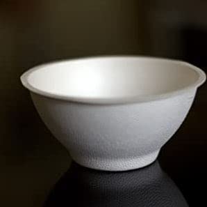 Marc Sugarcane Bagasse Round Bowl 100% Natural,Biodegradable, Compostable, Ecofriendly, Safe & Hygienic Disposable PACK-50, 180 ML