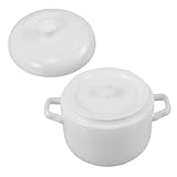 Construction en céramique : fabriquée à partir de matériau céramique, cette marmite favorise des performances stables tout en conservant goût de vos recettes, marmite en céramique, petite marmite avec couvercle