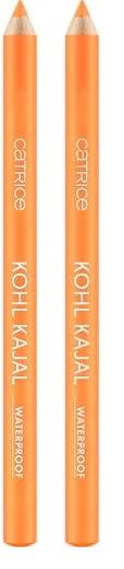 Catrice Kohl Kajal Waterproof, Lápiz para kayal, n.º 110, naranja, definir, brillante, brillante, vegano, impermeable, sin micropartículas de plástico, sin nanopartículas, 1 unidad (0,78 g)