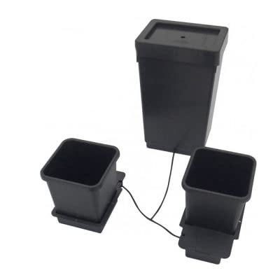 AutoPot 2 Pot System (3.9 Gallon Plastic Pots) (*Includes AIRBASES & AIRDOMES) Self-Watering Gravity-Fed Hydroponic System (2Pot - 3.9 Gallon - 12.4 Gallon Tank)